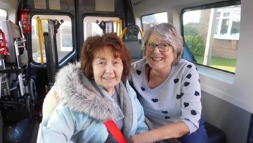 Christmas deliveries at Mansfield care home